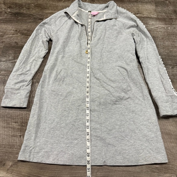 Lilly Pulitzer Skipper Popover Dress in Seaside Grey Size Medium - Picture 5 of 9
